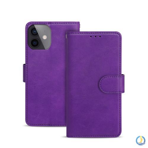 Matte PU leather phone case with buckle