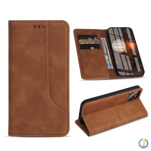 Premium PU Leather Wallet Case Shockproof Flip Cover 