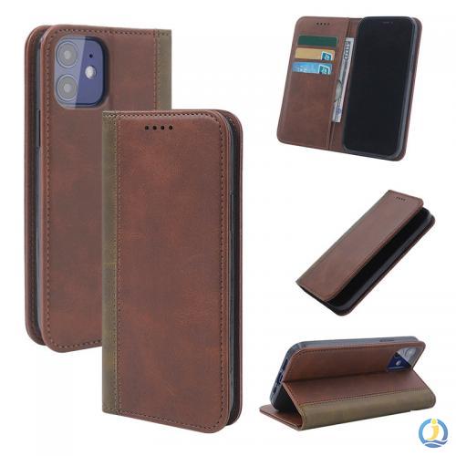 Notebook Type Case Premium PU Leather Card Storage Magnet Flip case with Kickstand