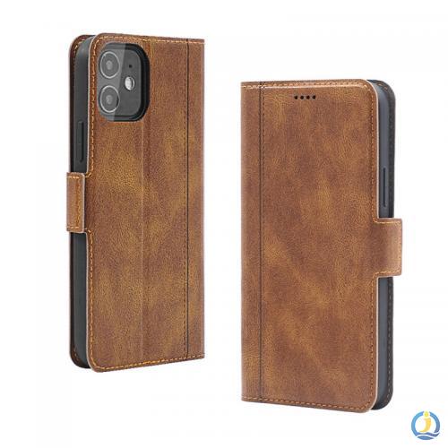 Retro leather phone case with side buckle - 副本